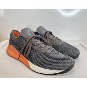 Reebok Nano 9 CrossFit Cross Trainers Grey / Orange DV6349 Men's 13